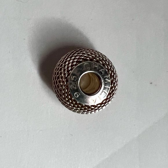 Chamilia 925 Sterling Mesh Urban Links Charm Bead - Picture 1 of 4